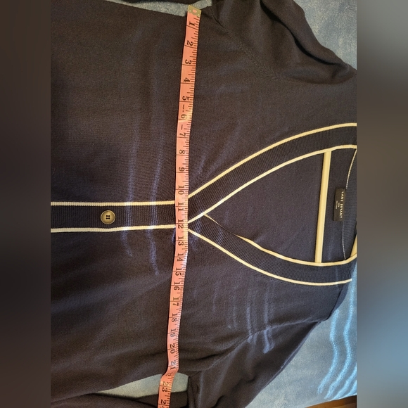 Lane Bryant Navy Button Down Sweater 22/24 - Picture 6 of 7